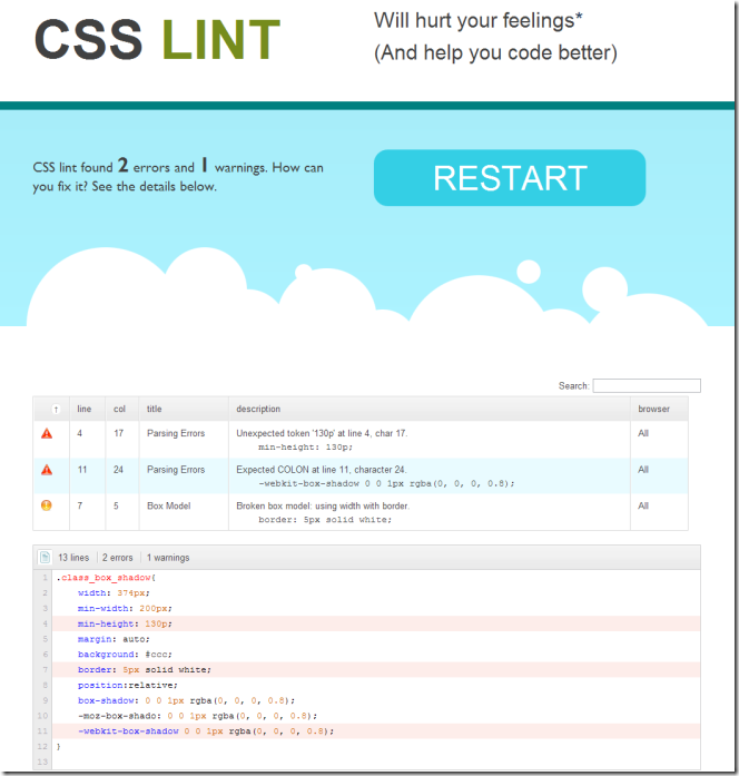 csslint
